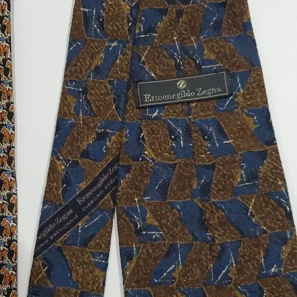 3 Ermenegildo Zenga Men's Ties